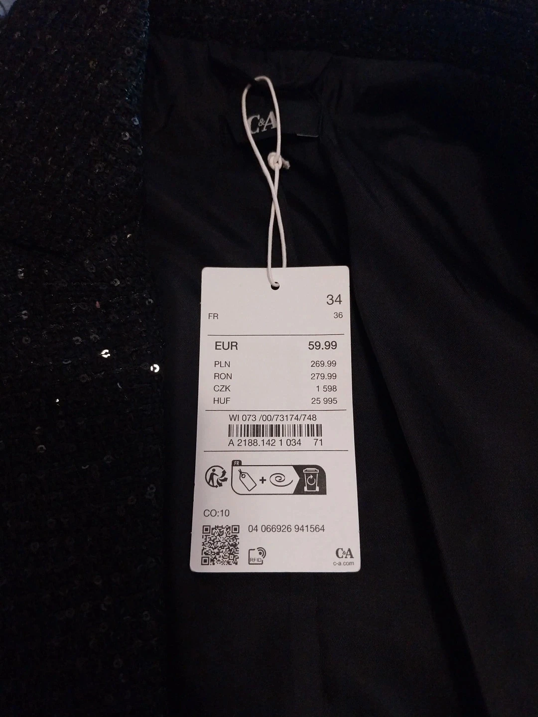 Blazer com lantejoulas T.36 – photo 16